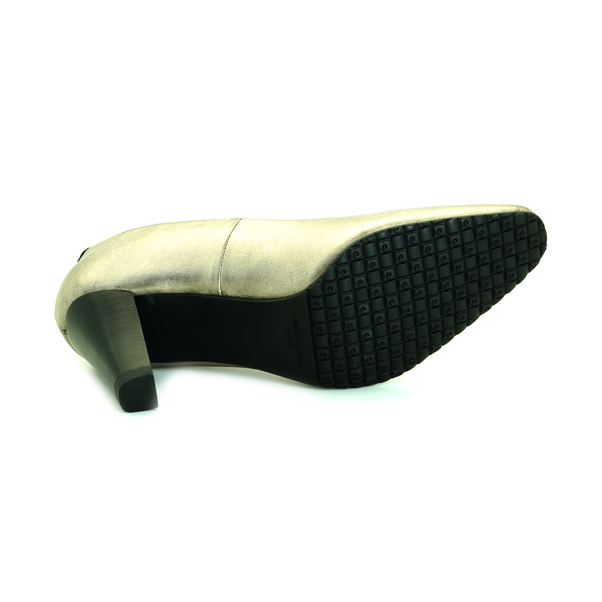 Pierre Cardin အမျိုးသမီး ဒေါက်မြင့်ဖိနပ် Pumps၊ နူးညံ့ပြီး သက်တောင့်သက်သာရှိသော၊ စစ်မှန်သောသားရေ၊ ကြေးရွှေရောင်၊ အရွယ်အစား 23WD314