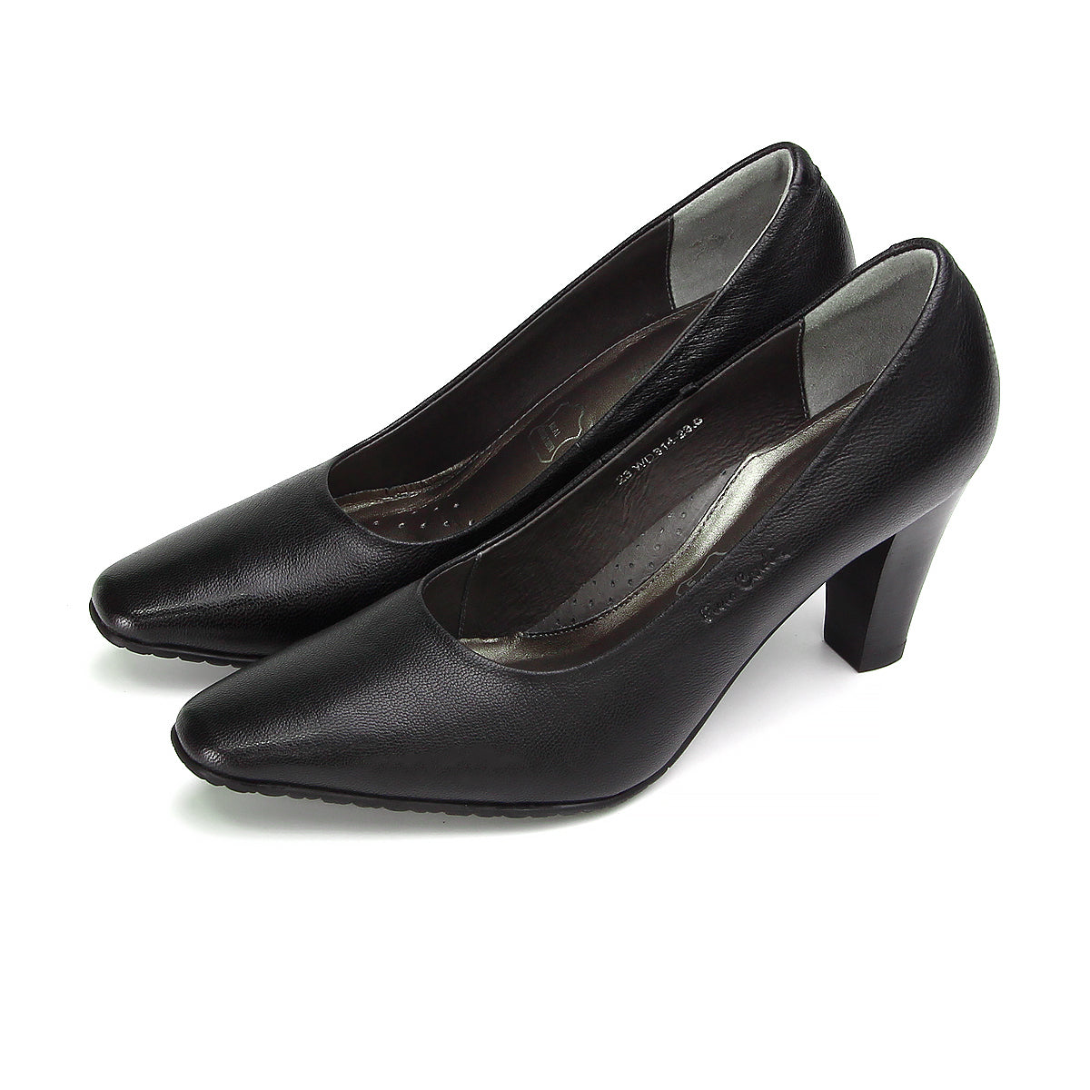 Pierre Cardin အမျိုးသမီး ဒေါက်မြင့်ဖိနပ် Pumps၊ နူးညံ့ပြီး သက်တောင့်သက်သာရှိသော၊ စစ်မှန်သောသားရေ၊ ကြေးရွှေရောင်၊ အရွယ်အစား 23WD314