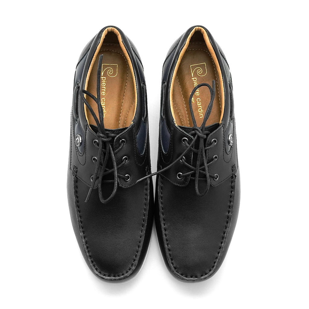 Pierre Cardin မော်ဒယ် 71EC138 မှ စစ်မှန်သော သားရေဒါဘီဖိနပ်များဖြင့် ခေတ်မီပြီး ဂုဏ်သိက္ခာရှိသော အသွင်အပြင်ဖြင့် သင့်အသွင်အပြင်ကို မြှင့်တင်လိုက်ပါ။